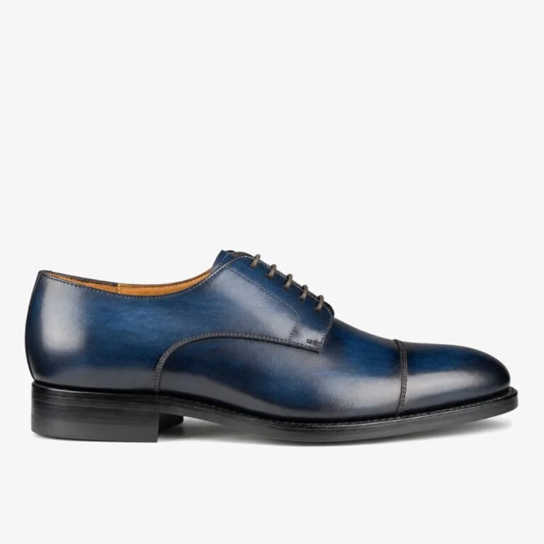 Carlos Santos 9381 Gary norte blue toe cap derby shoes