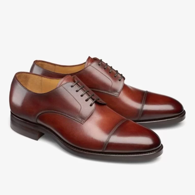 Carlos Santos 9381 Gary burgundy toe cap men's derby shoes