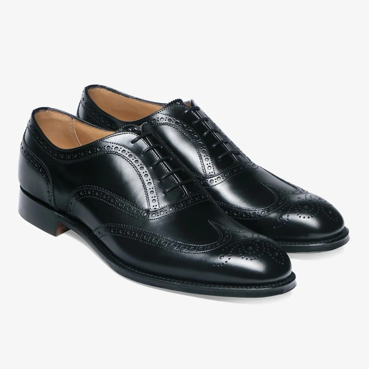 Cheaney Arthur III black brogue men's oxford shoes