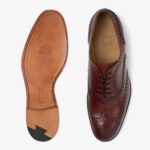 Cheaney Arthur III dark leaf brogue oxford shoes - G fit