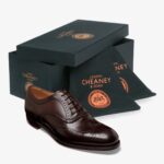 Cheaney Arthur III mocha brogue oxford shoes