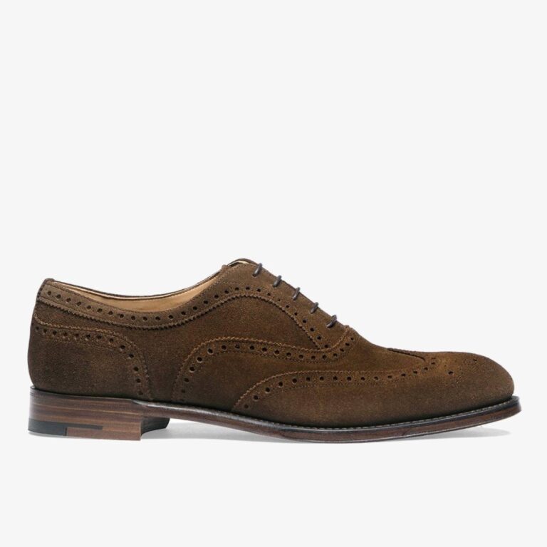 Cheaney Arthur III plough suede brogue men's oxford shoes