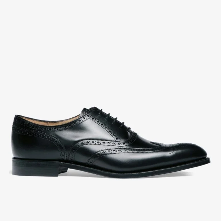 Cheaney Broad II black brogue men's oxford shoes