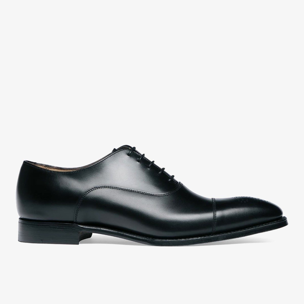 Cheaney Cambridge black toe cap oxford shoes