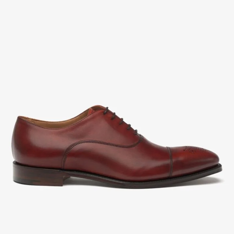 Cheaney Cambridge dark leaf toe cap oxford shoes