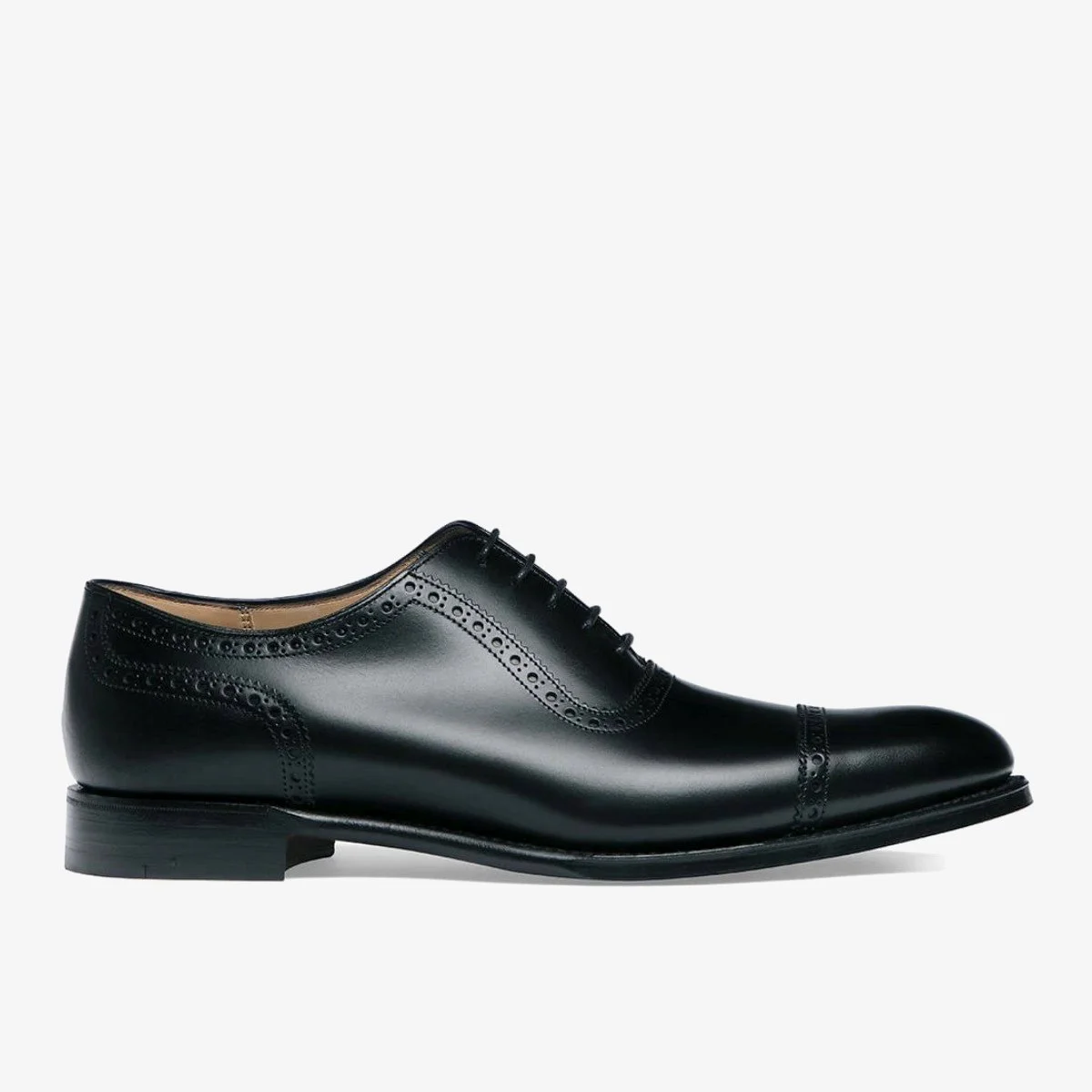 Cheaney Fenchurch black brogue men's oxford shoes