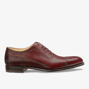 Cheaney Fenchurch burgundy brogue oxford shoes