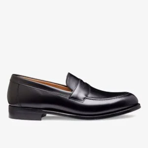 Cheaney Hadley black men's penny loafers