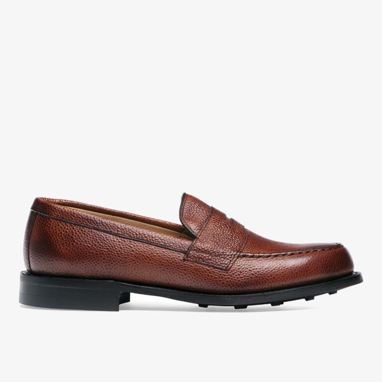 Cheaney Howard mahogany men's penny loafers