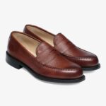 Cheaney Howard mahogany penny loafers