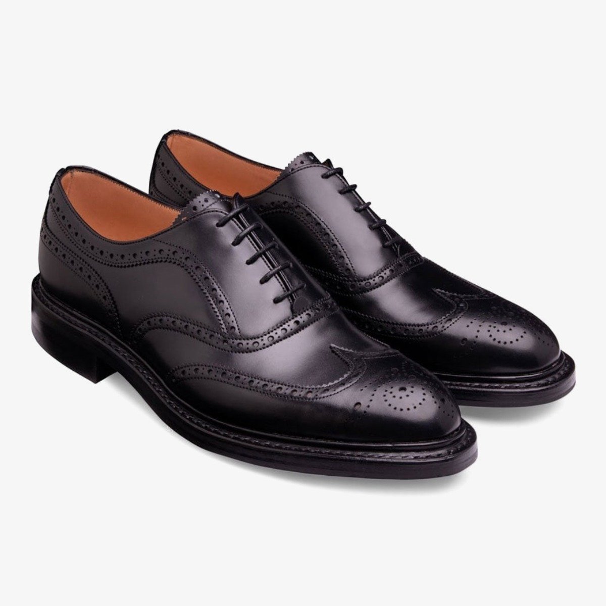 Cheaney Hythe II black brogue men's oxford shoes