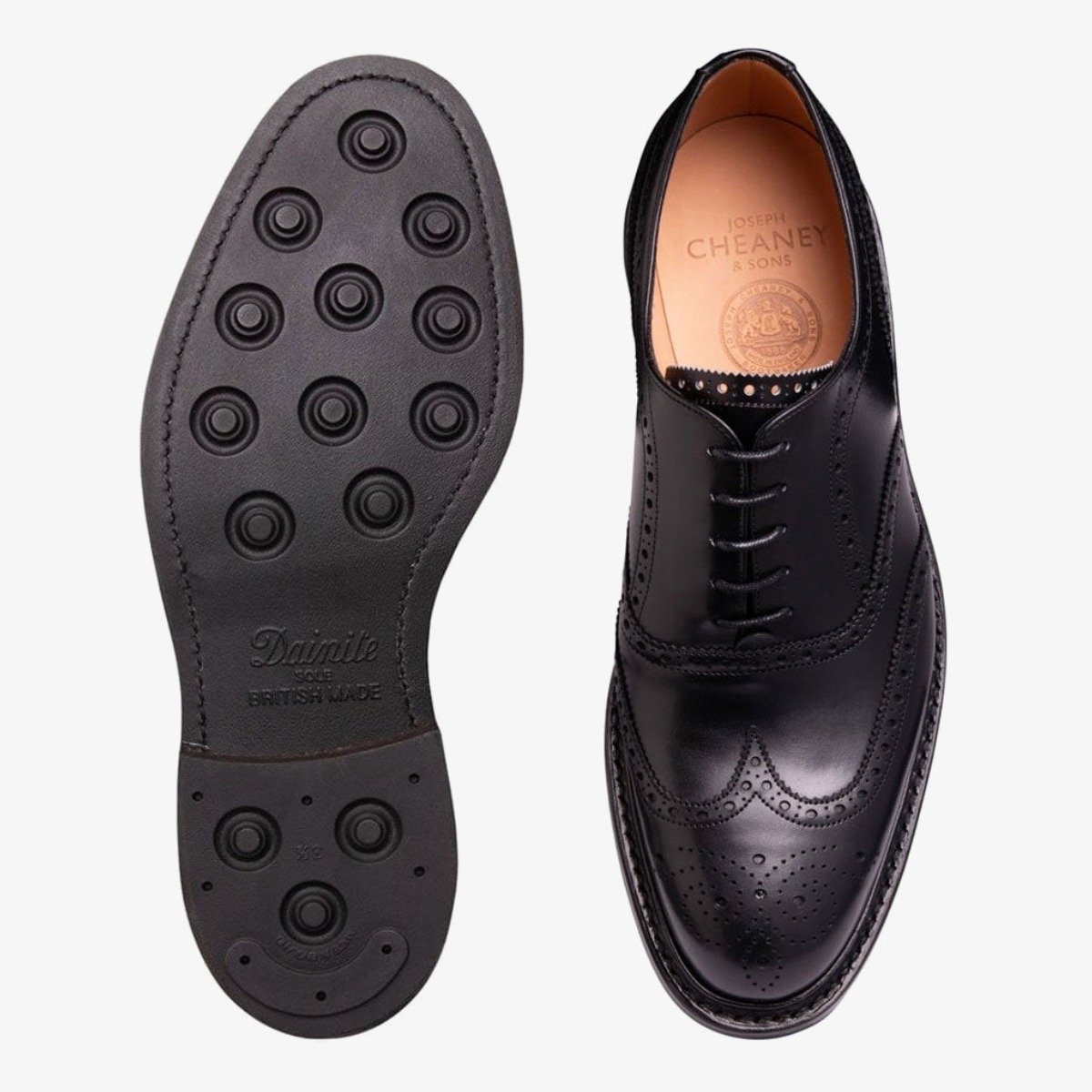 Cheaney Hythe II black brogue oxford shoes