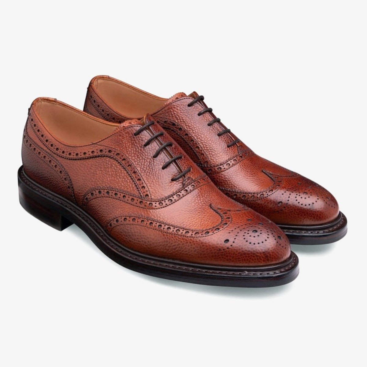 Cheaney Hythe II mahogany brogue men's oxford shoes