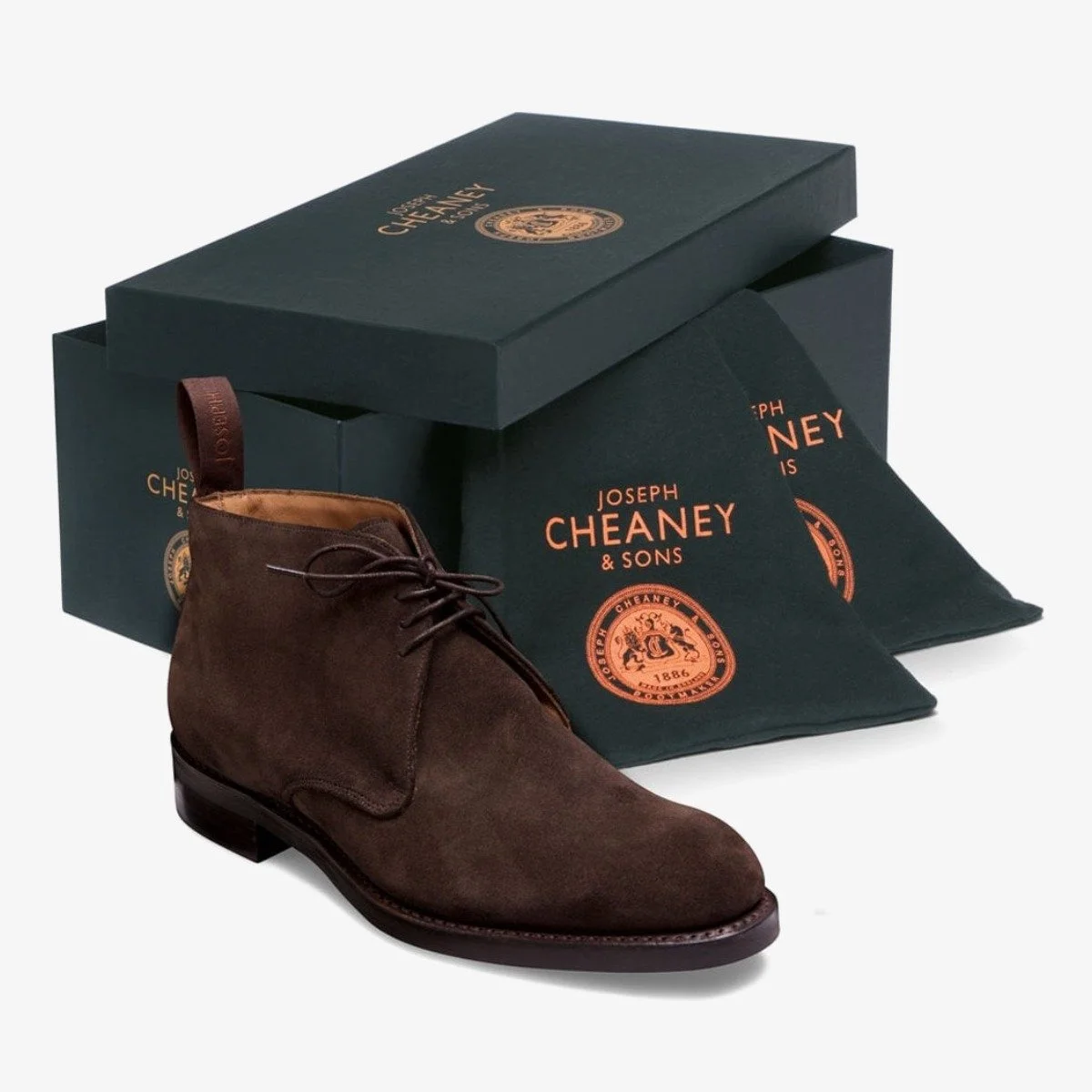 Cheaney Jackie III brown suede chukka boots