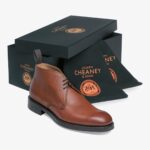 Cheaney Jackie III raudonmedžio spalvos chukka auliniai batai