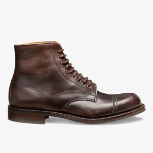 Cheaney Jarrow Chicago tan toe cap men's lace-up boots