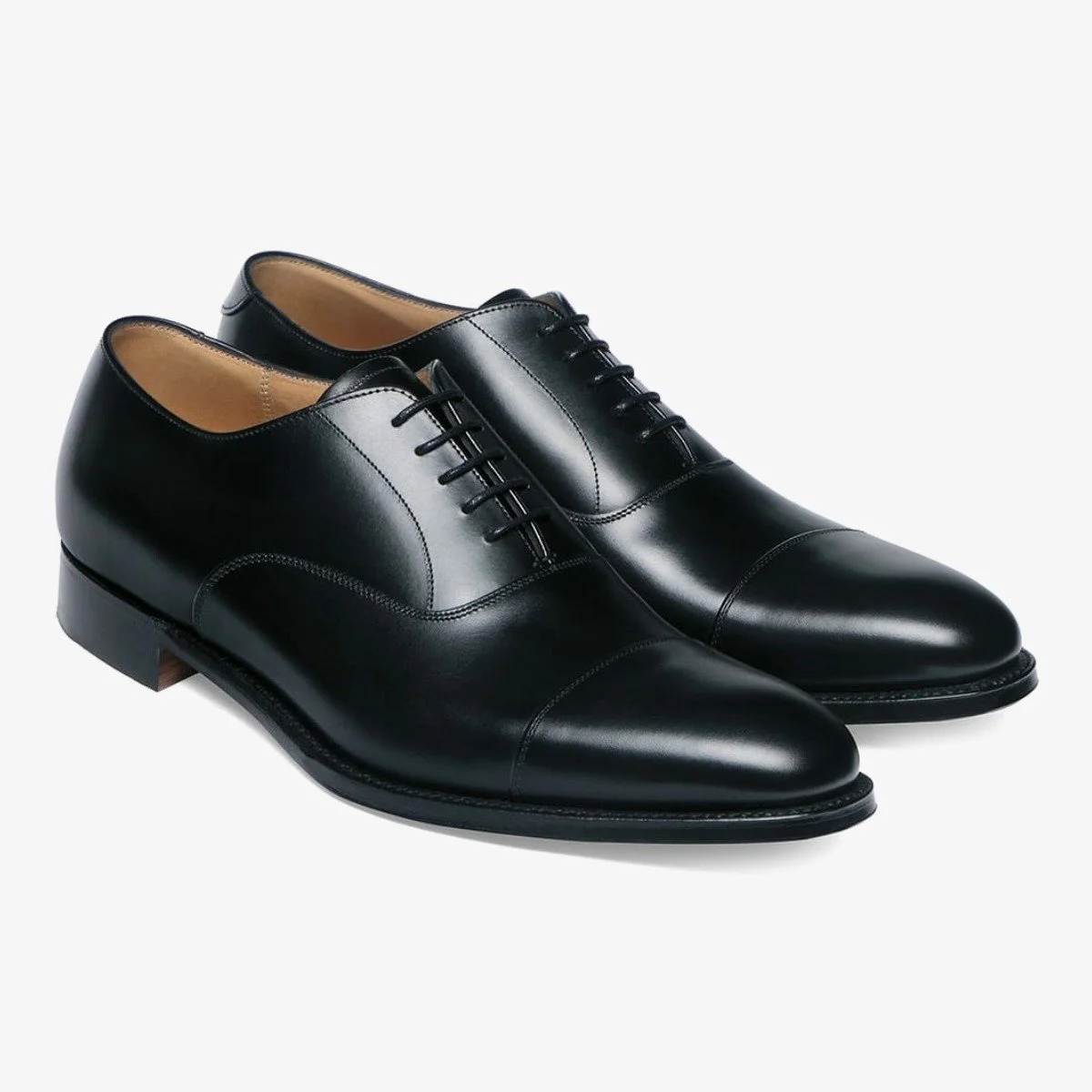 Cheaney Lime black toe cap oxford shoes - G fit