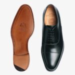 Cheaney Lime black toe cap oxford shoes
