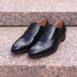 Cheaney Lime black toe cap oxford shoes - Rubber soles