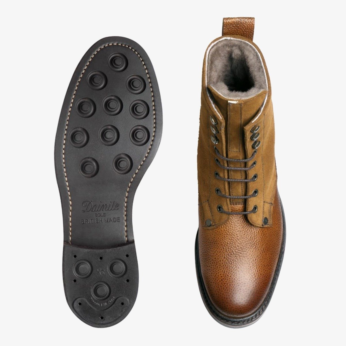 Cheaney Scott almond lace-up boots