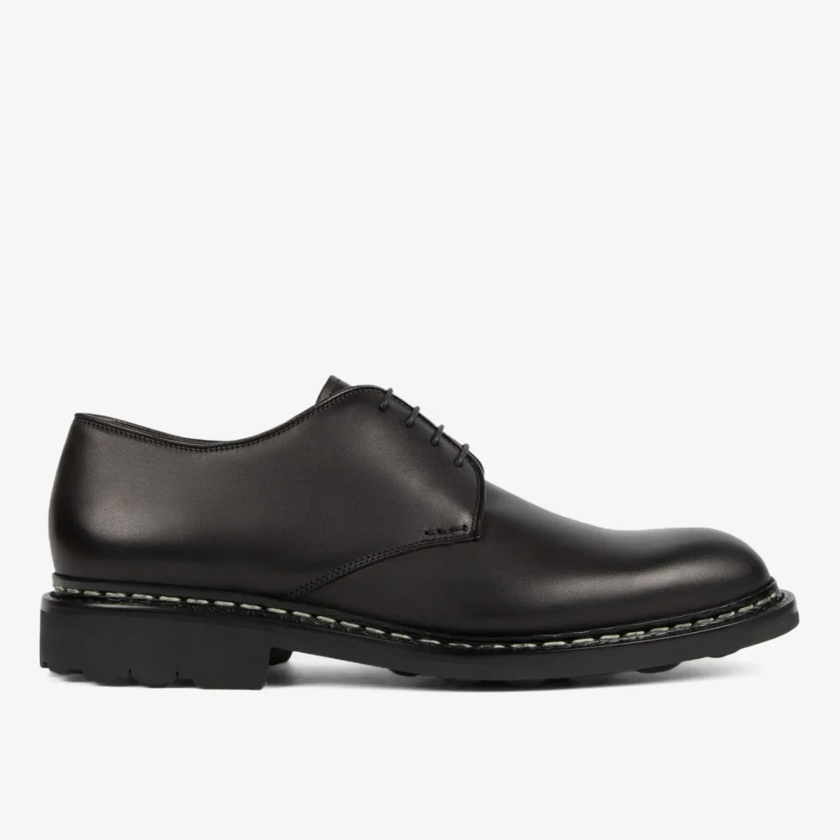 Heschung Crocus black derby shoes