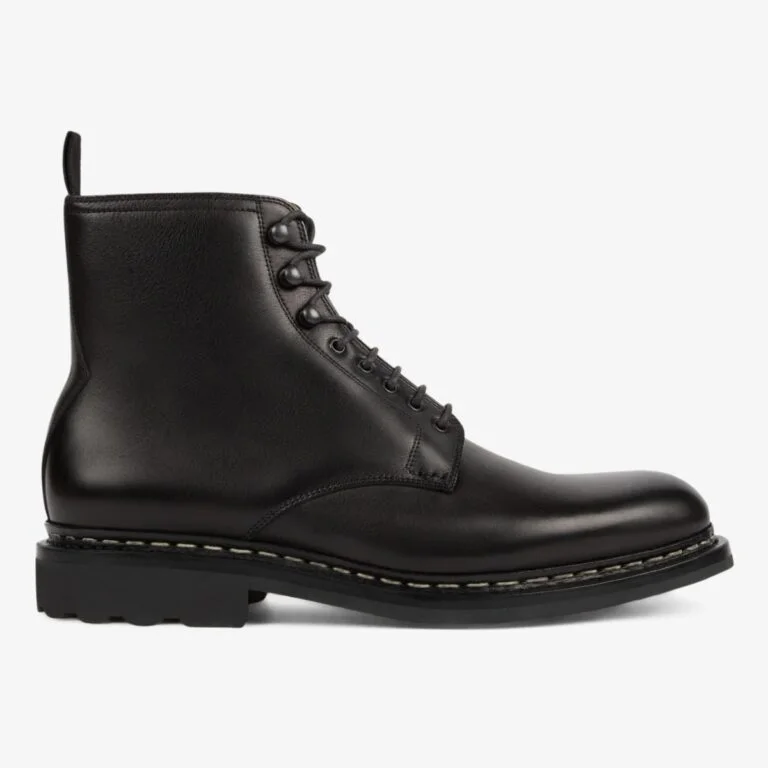 Heschung Hetre black lace up boots