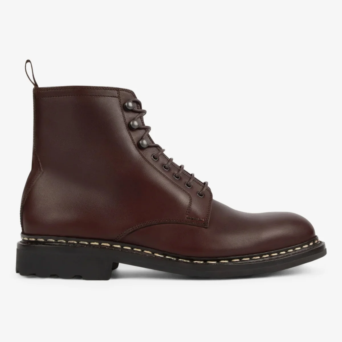 Heschung Hêtre moro dark brown lace-up boots