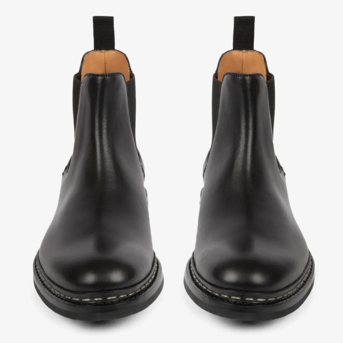 HESCHUNG Tremble Ankle Leather Boot Black Size 12 Heschung - Chene Black Leather Monk Strap Ankle Boot main image 4