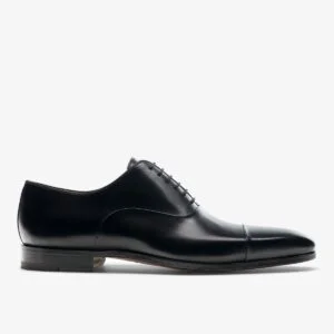 Magnanni Milos Corey black toe cap oxford shoes