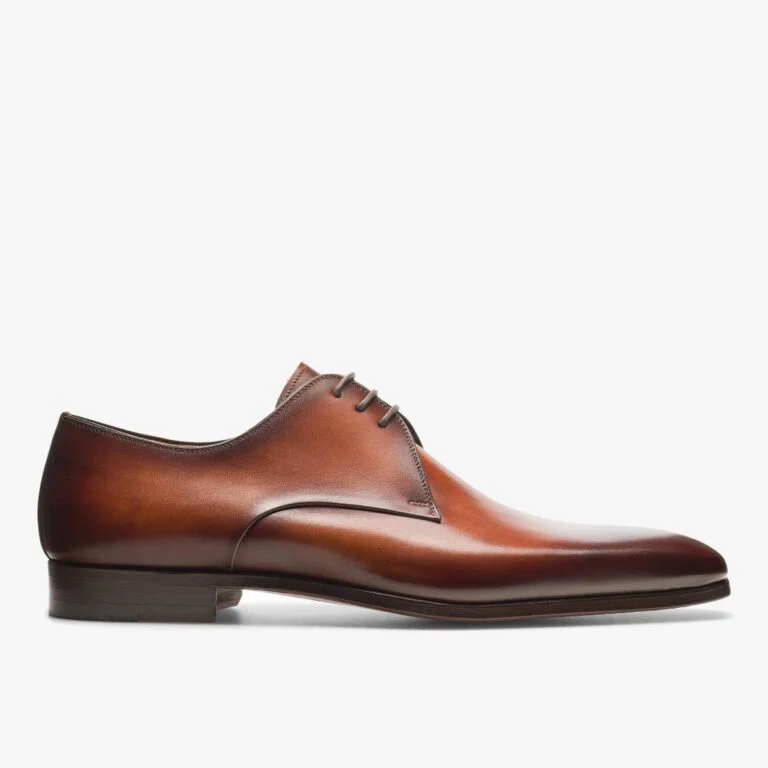 Magnanni Paros Jacoby cognac derby shoes