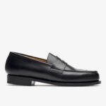 Paraboot Adonis Cuir lisse noir penny loafers