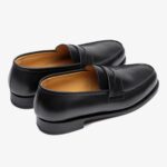 Paraboot Adonis Cuir lisse noir penny loafers