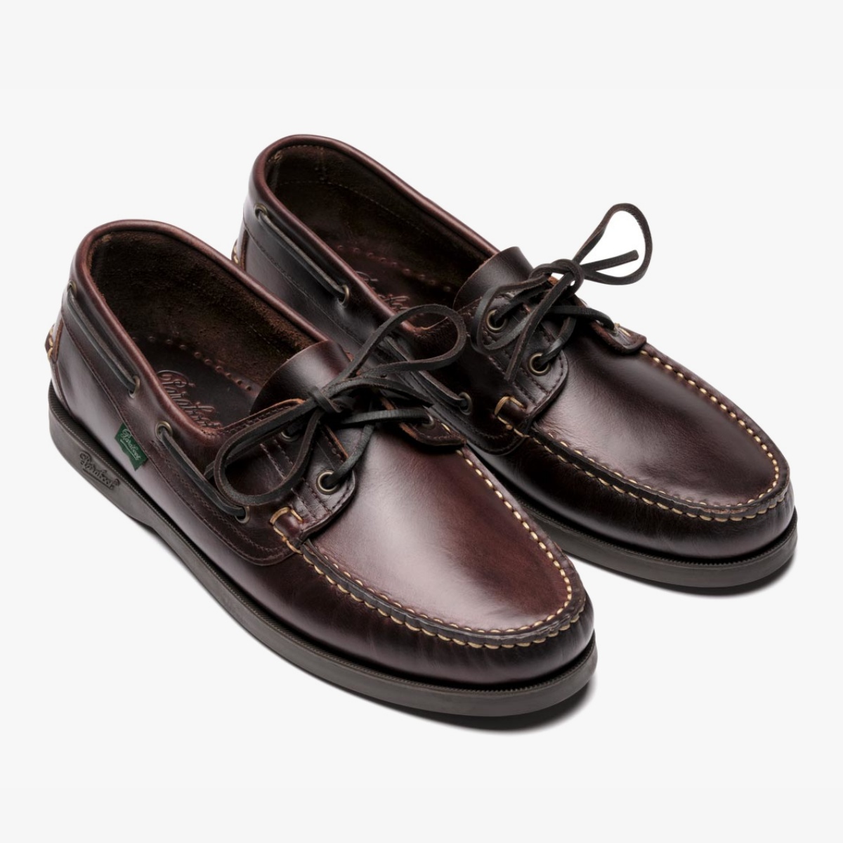 Paraboot Barth Marine Lisse América Boat Shoes - The Noble Dandy