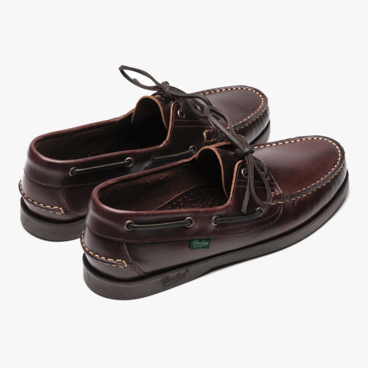 Paraboot Barth Marine Lisse América Boat Shoes - The Noble Dandy