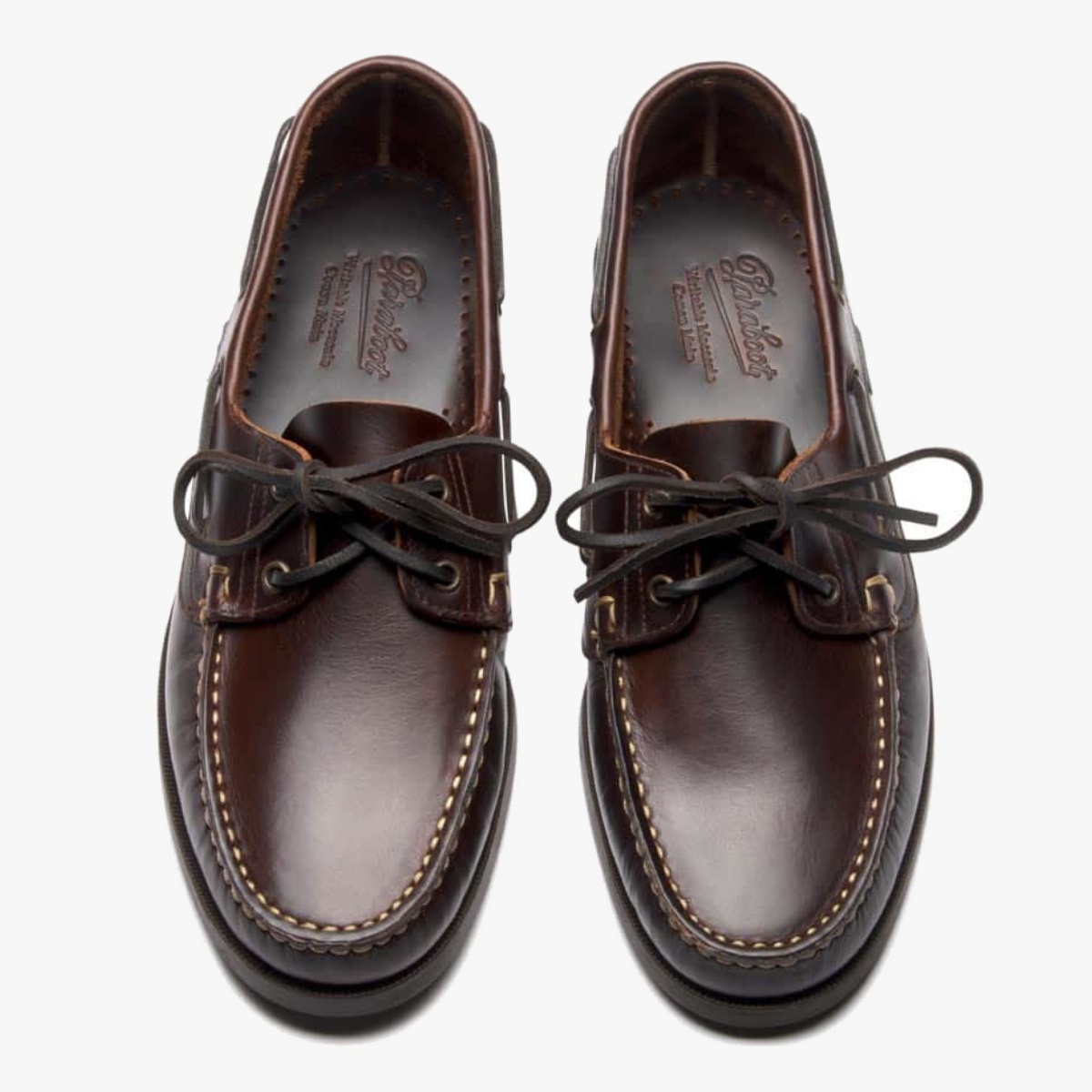 Paraboot Barth Marine Lisse América Boat Shoes - The Noble Dandy