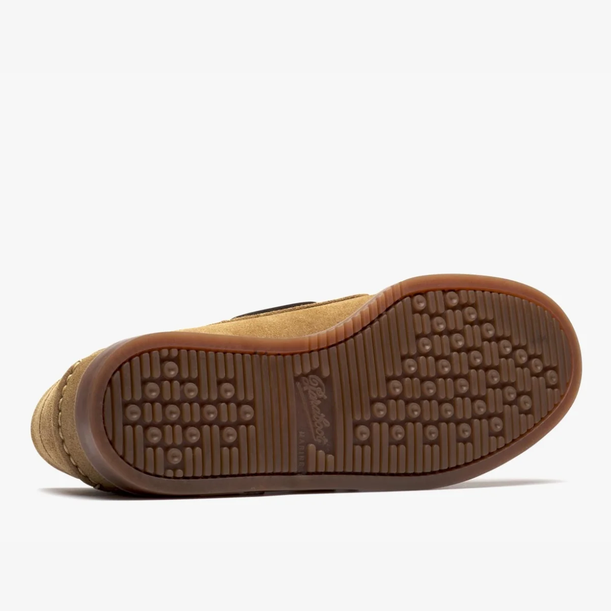 Paraboot Barth Marine Miel Velours Fauve Boat Shoes - The Noble Dandy