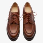 Paraboot Chambord Tex lisse marron derby shoes