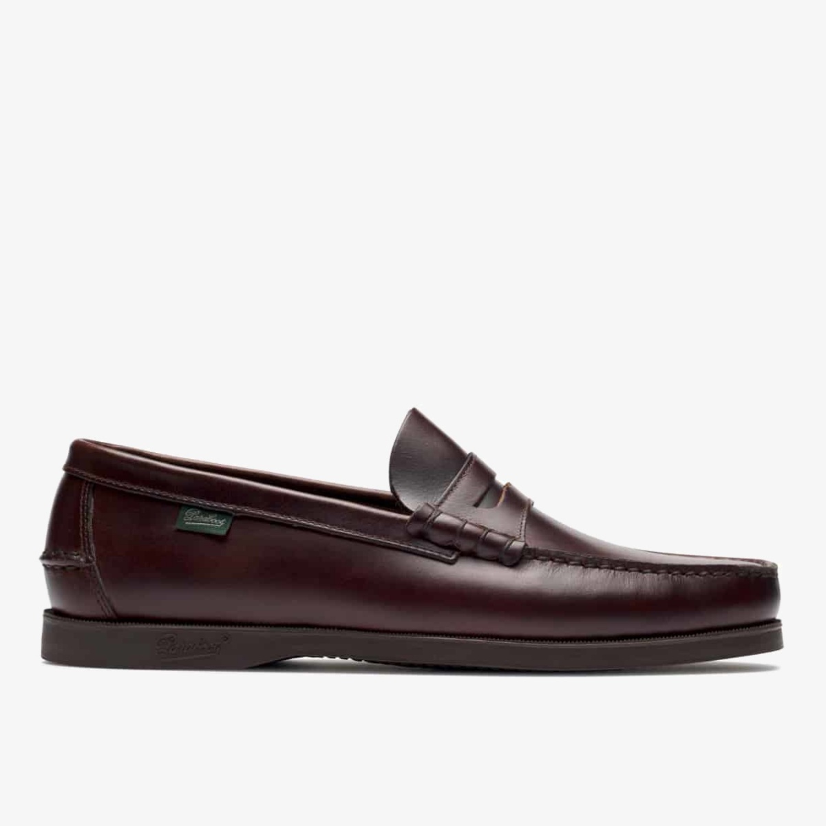 Paraboot Coraux Marine marron lisse América penny loafers