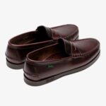 Paraboot Coraux Marine marron lisse América penny loafers