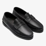 Paraboot Coraux Marine lisse noir penny loafers