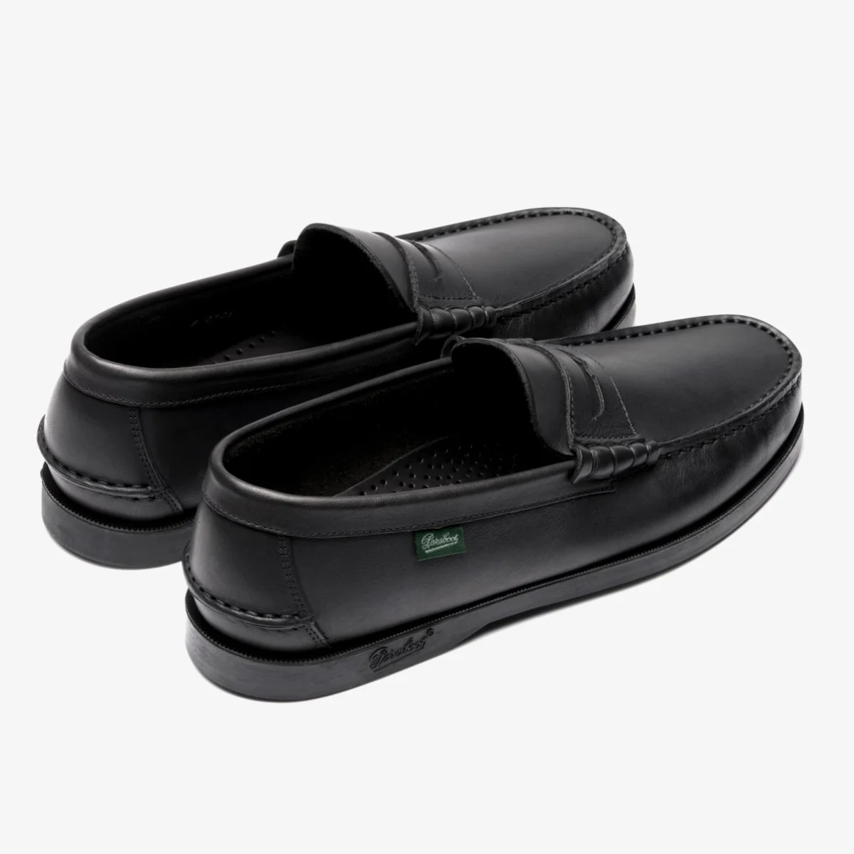 Paraboot Coraux Marine lisse noir penny loafers