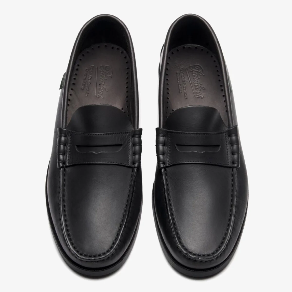 Paraboot Coraux Marine lisse noir penny loafers