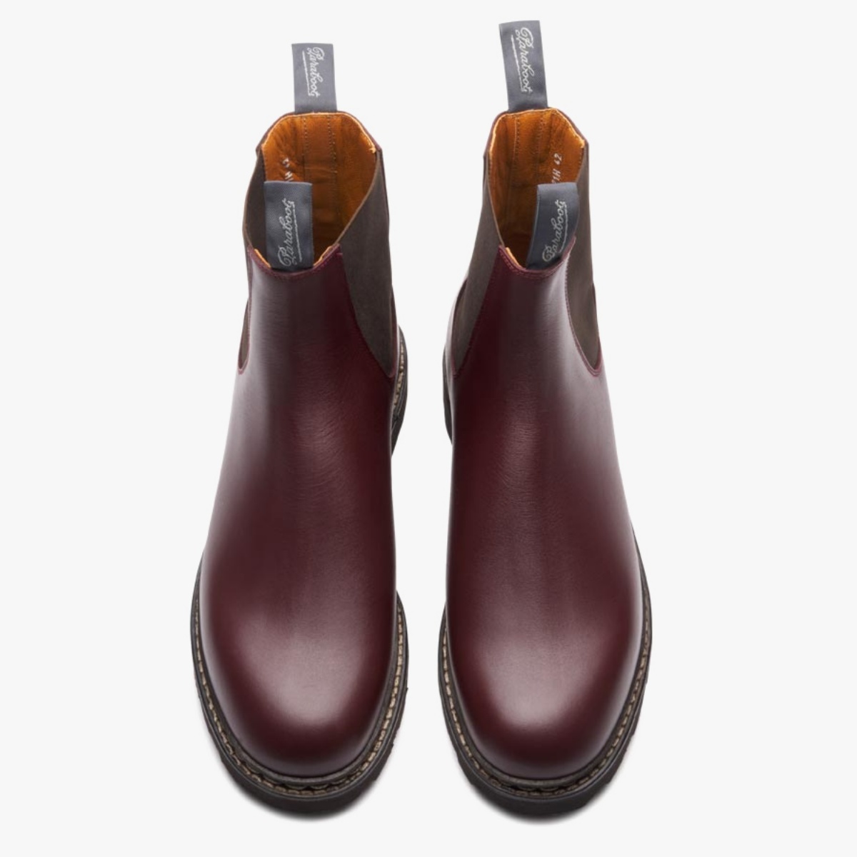Bottes Chelsea Paraboot En Cuir Gris - Taille 38 (US 5.5) - Occasion En Super état