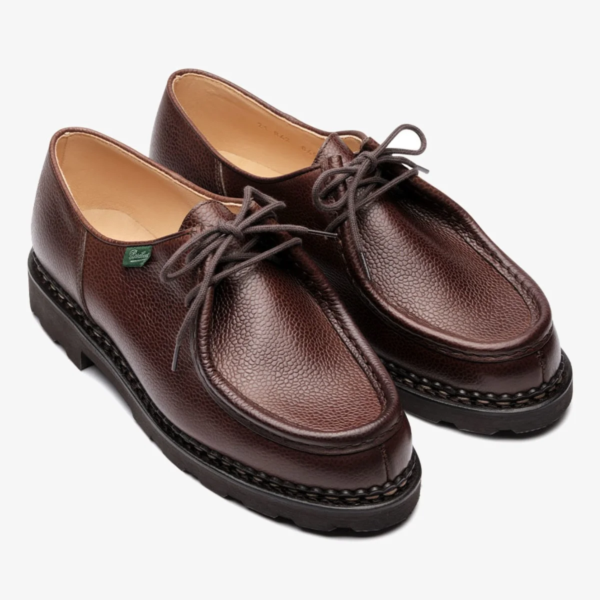 Paraboot Michael Marche II marron graine ebene derby shoes