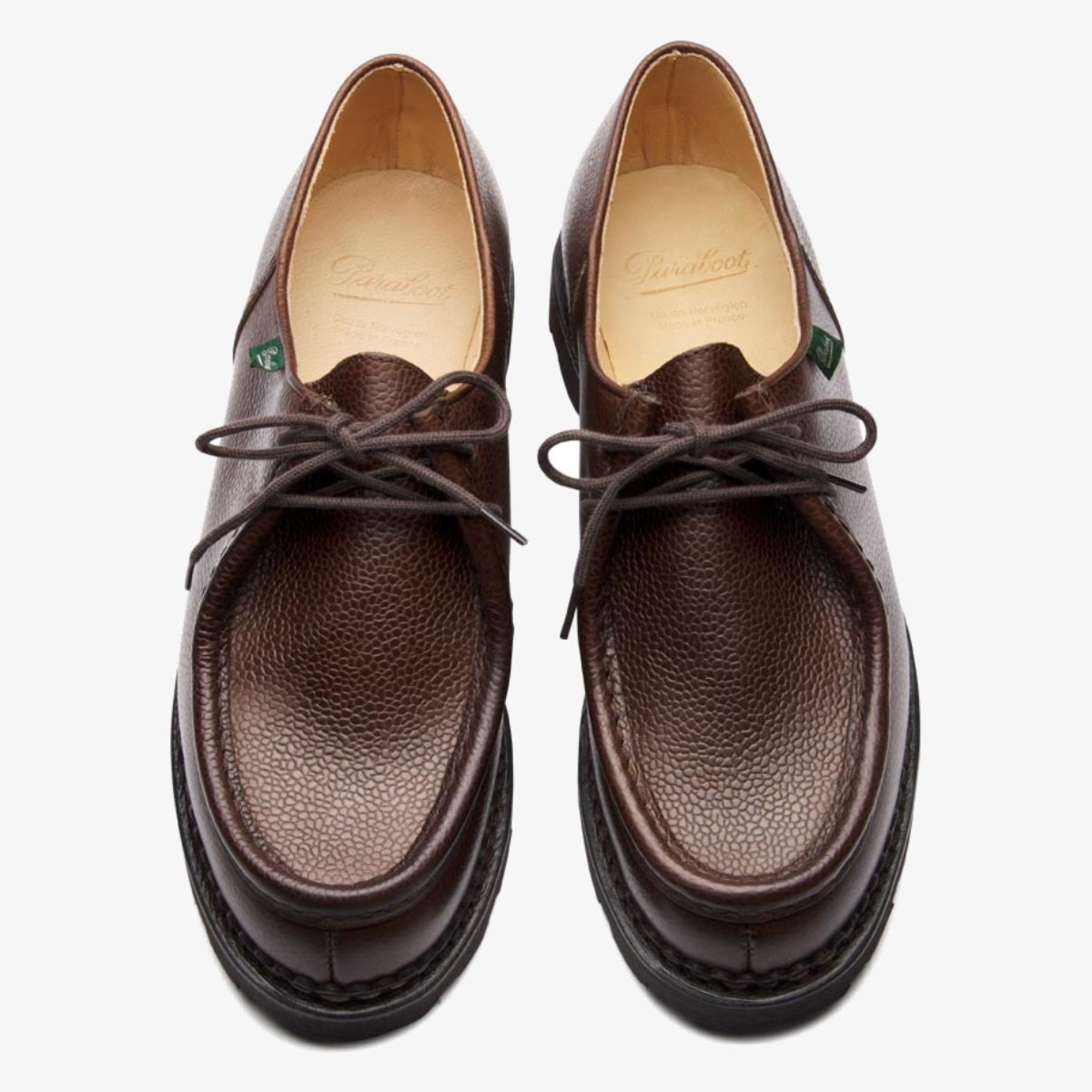 Paraboot Michael Marche II marron graine ebene derby shoes