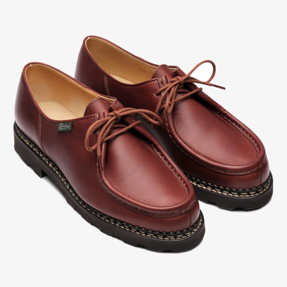 Paraboot Michael Marche II lisse marron derby shoes
