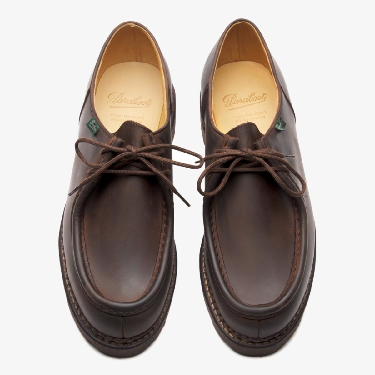 Paraboot Michael Marche II marron nubuck gringo derby shoes