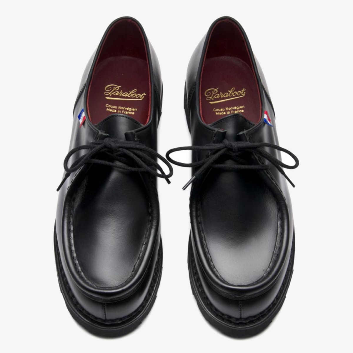 Paraboot Michael Marche BBR lisse noir derby shoes