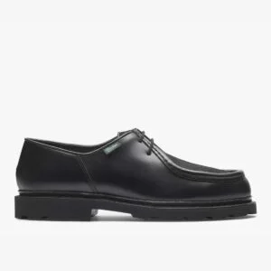Paraboot Michael Marche II Lisse Noir Derby Shoes - The Noble Dandy