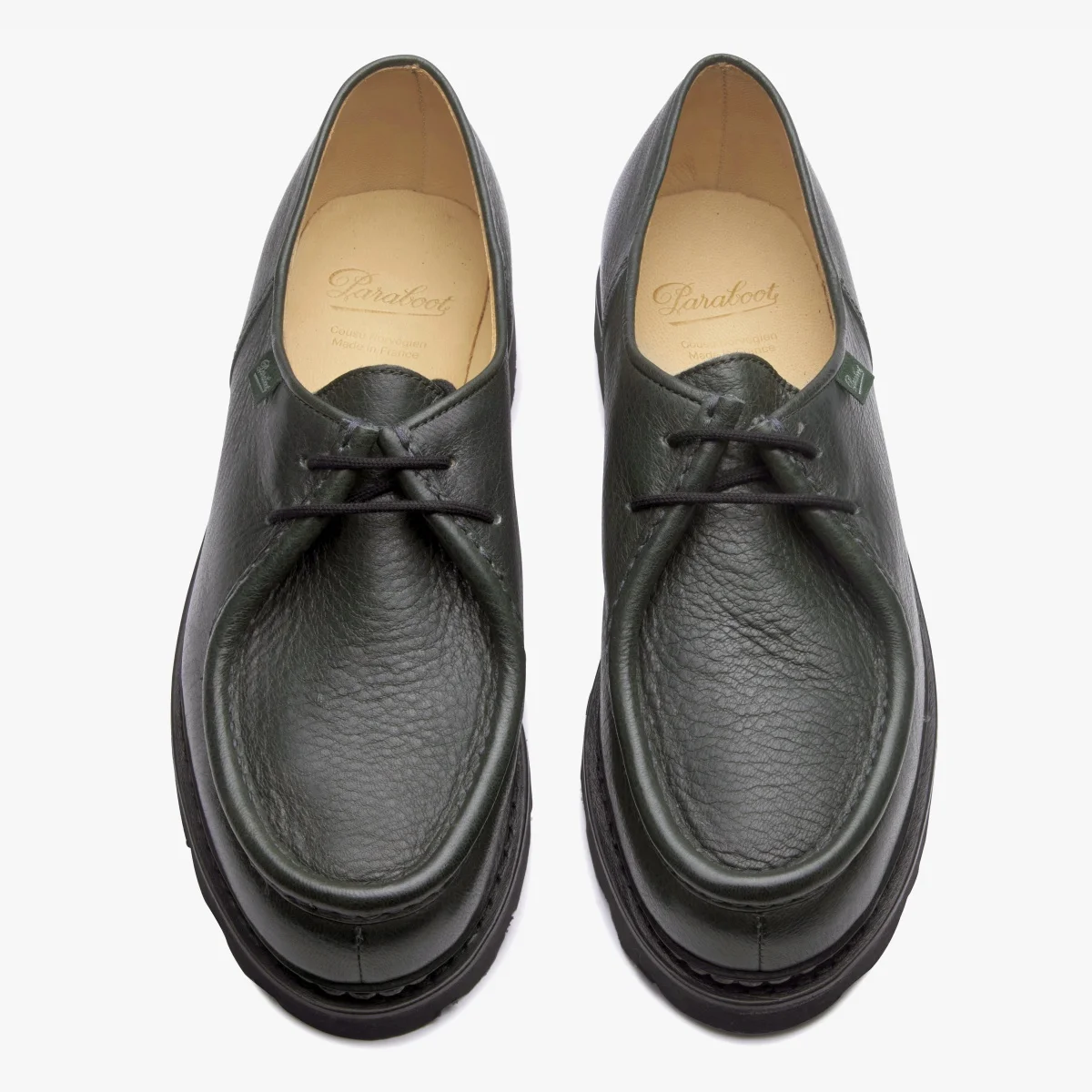 Paraboot Michael Marche Cerf Kaki Derby Shoes - The Noble Dandy